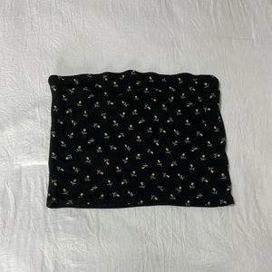 Yellow Flower Tube Top